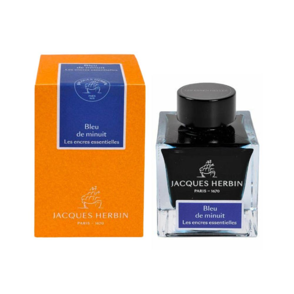 J. Herbin Bottle Ink - 50ml - Bleu de Minuit