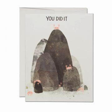 Red Cap Cards Greeting Card - You Did It Crabs