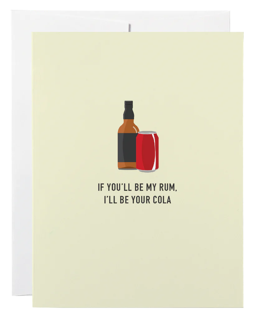 Classy Cards Greeting Card - Rum & Cola