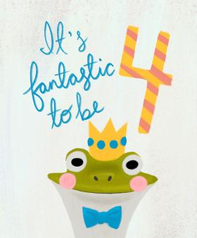 Meaghan Smith Greeting Card - It's Fantastic To Be 4
