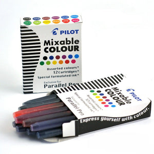 Pilot Cartridge Ink - Mixable Colour - Assorted Rainbow Pack