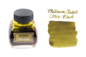 Platinum Classic Bottled Ink - Citrus Black 60ml
