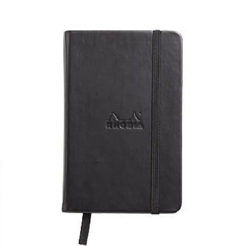 Rhodia Notebook Hard Cover A6 Plain - Black