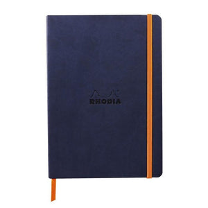 Rhodia Soft Cover Notebook A5 Dot Grid - Midnight