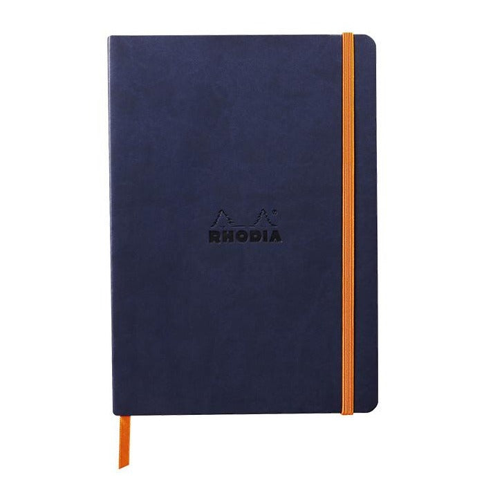 Rhodia Soft Cover Notebook A5 Lined - Midnight