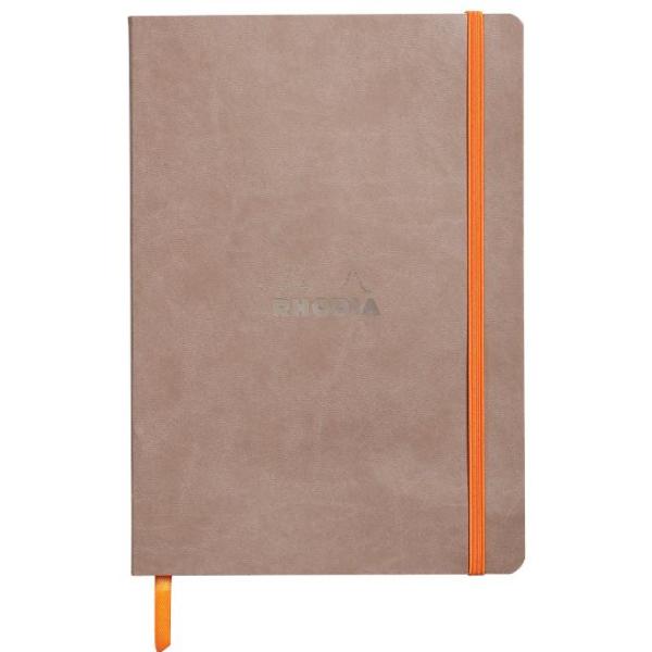 Rhodia Soft Cover Notebook A5 Lined - Taupe