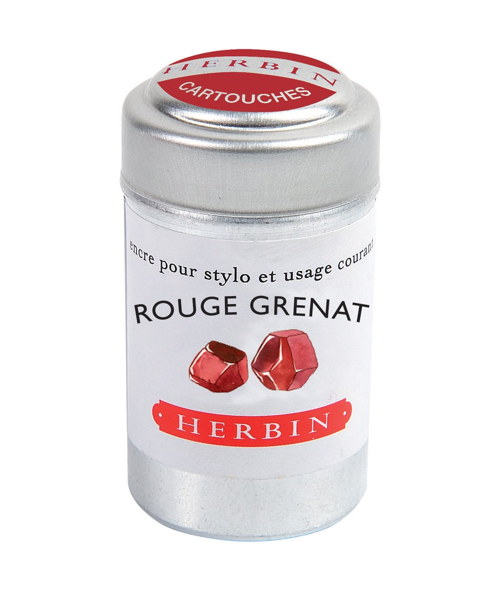 J. Herbin Ink Cartridges - Rouge Grenat