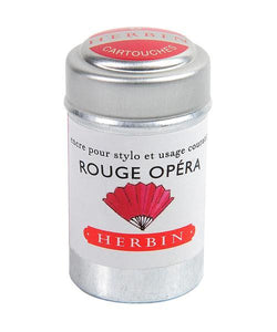 J. Herbin Ink Cartridges - Rouge Opera