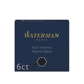 Waterman Fountain Pen Cartridges - Mini - Intense Black