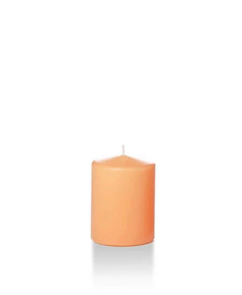 Slim Pillar Candle - Peach