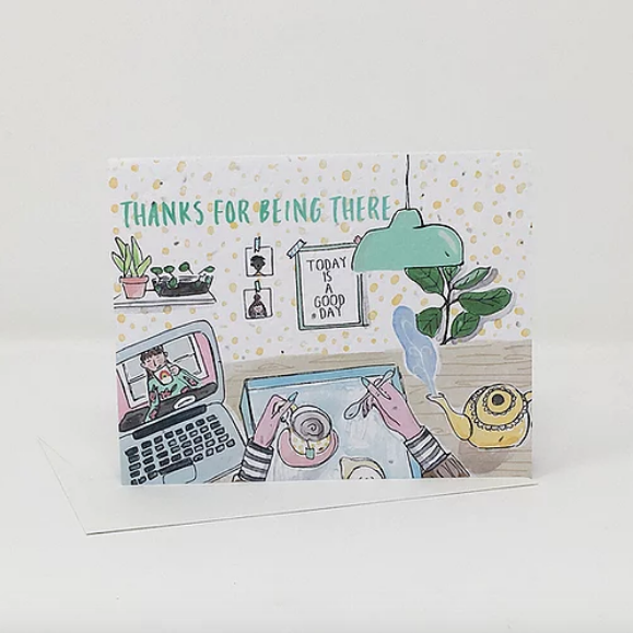 Jill + Jack - Plantable Greeting Card - Zoom Friend