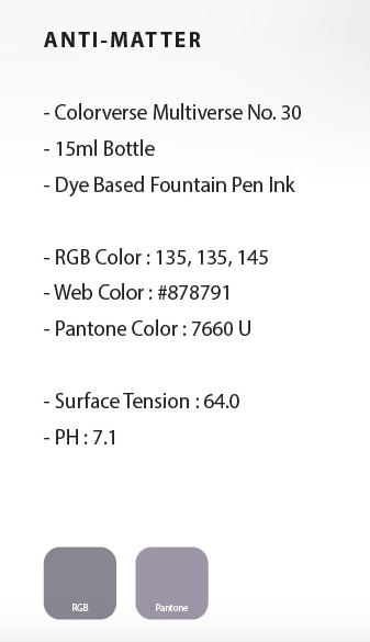 Colorverse Bottled Ink Set - Matter + Anti-Matter