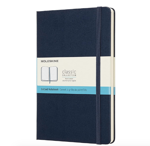 Moleskine Notebook Classic Large Sapphire Soft Cover - Dot Grid