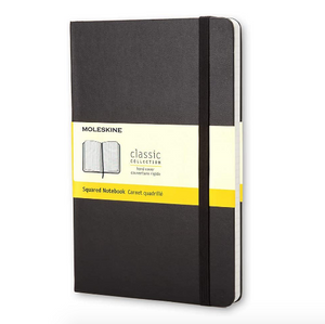 Moleskine Notebook Classic Pocket Black Hard Cover - Graph