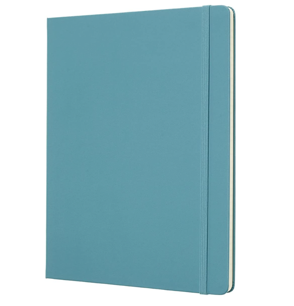 Moleskine Notebook Classic Extra Large Reef Blue Hard Cover - Ruled