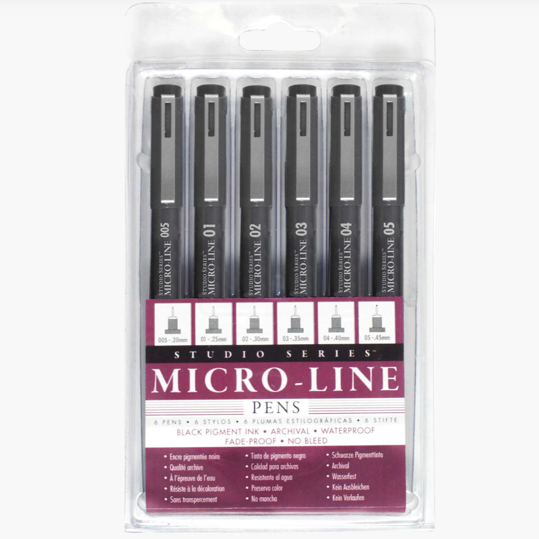 Studio Series Micro-Line Pens - Set of 6