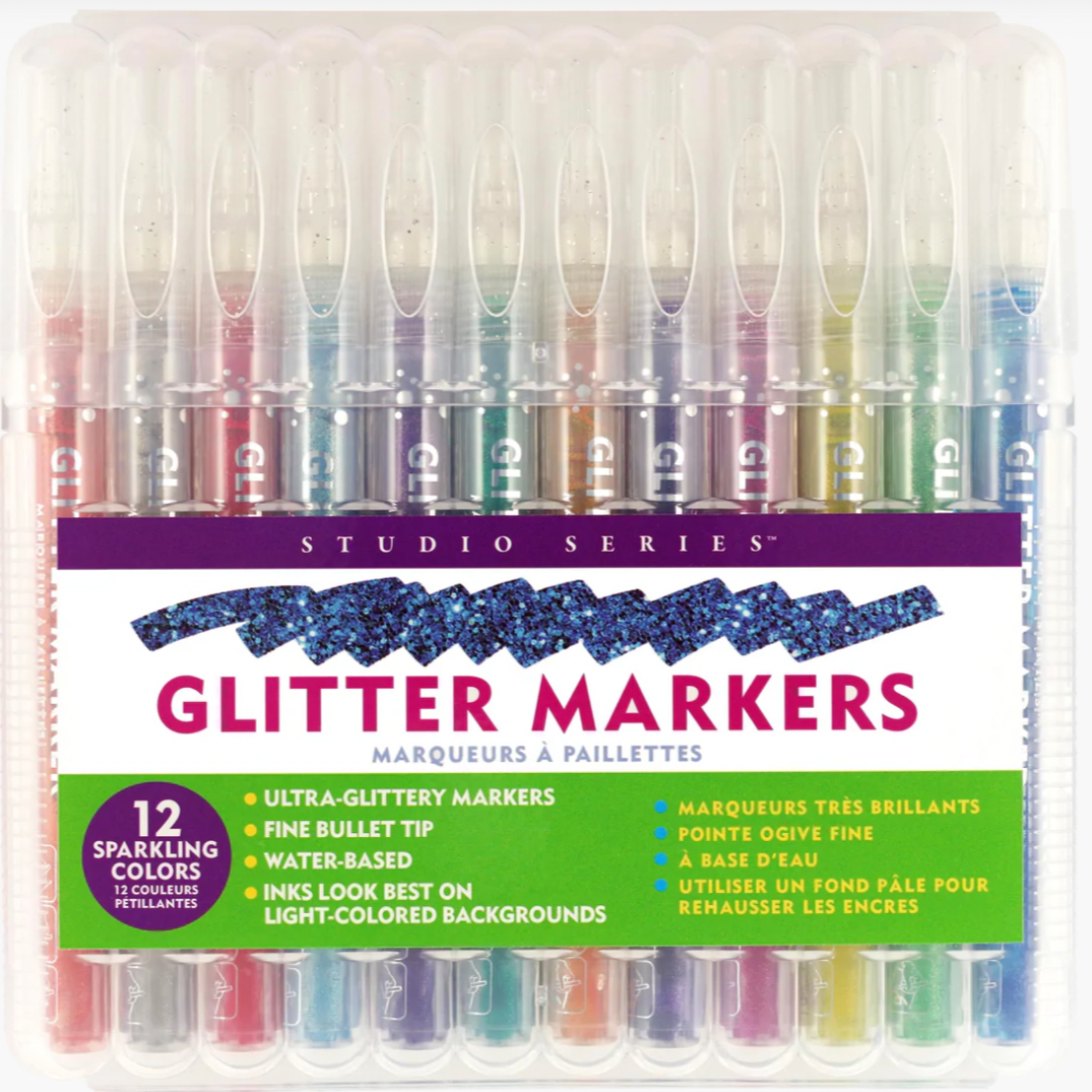 Studio Series Glitter Markers Set