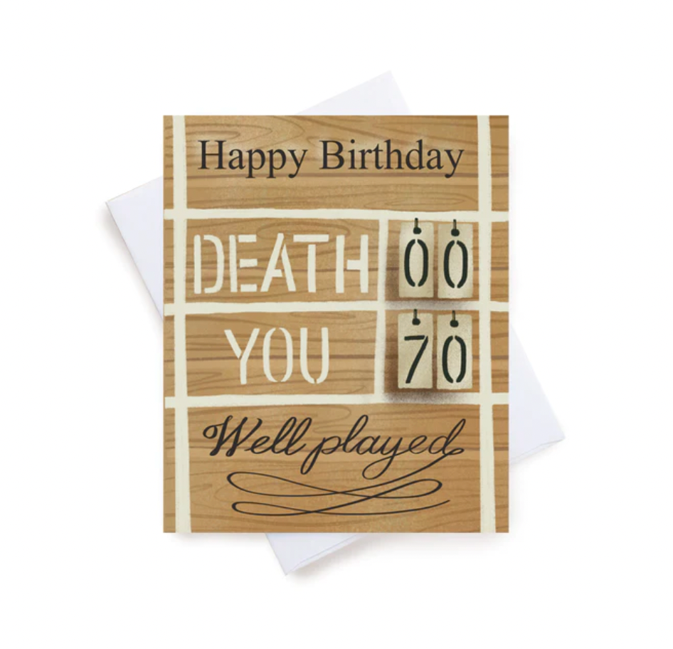 Meaghan Smith Greeting Card - Age 70 Years Well Played