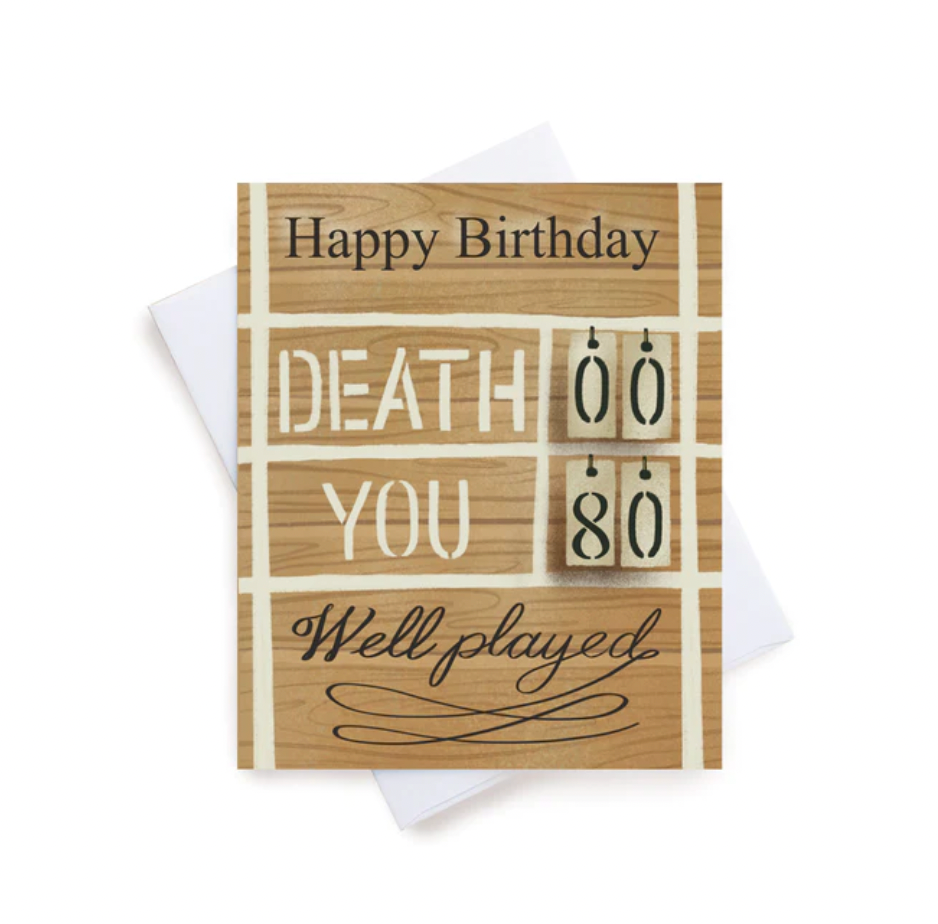 Meaghan Smith Greeting Card - Age 80 Years Well Played