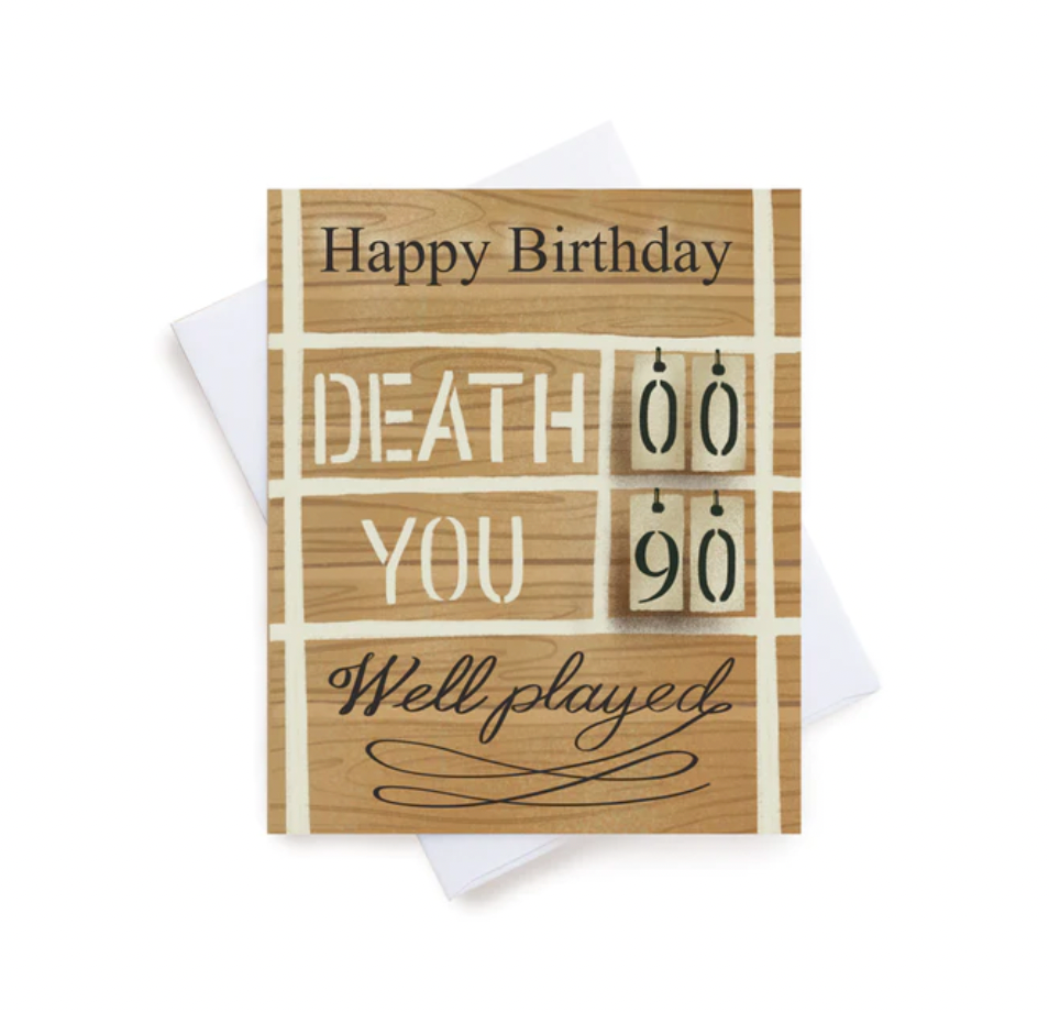 Meaghan Smith Greeting Card - Age 90 Years Well Played
