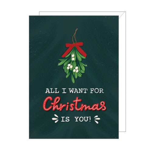 Hello Sweetie Design Greeting Card - Mistletoe