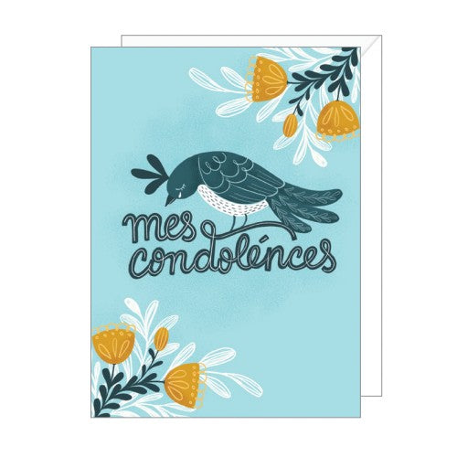 Hello Sweetie Design Greeting Card - Mes Condolences