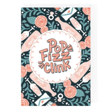 Hello Sweetie Design Greeting Card - Pop Fizz Clink