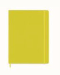 Moleskine Notebook Classic Extra Large Hay Yellow Hard Cover - Lined