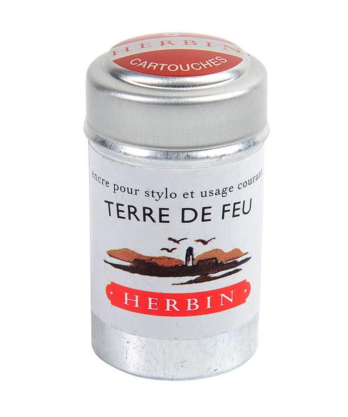 J. Herbin Ink Cartridges - Terre de Feu