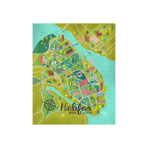 Meaghan Smith Art Print - Halifax Map