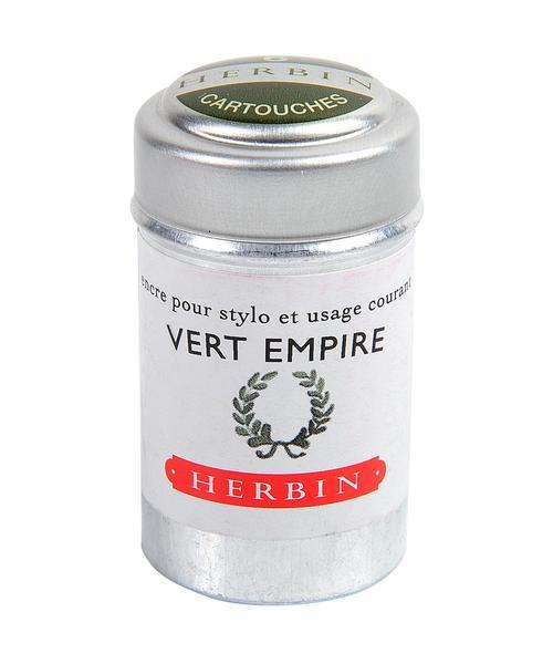 J. Herbin Ink Cartridges - Vert Empire