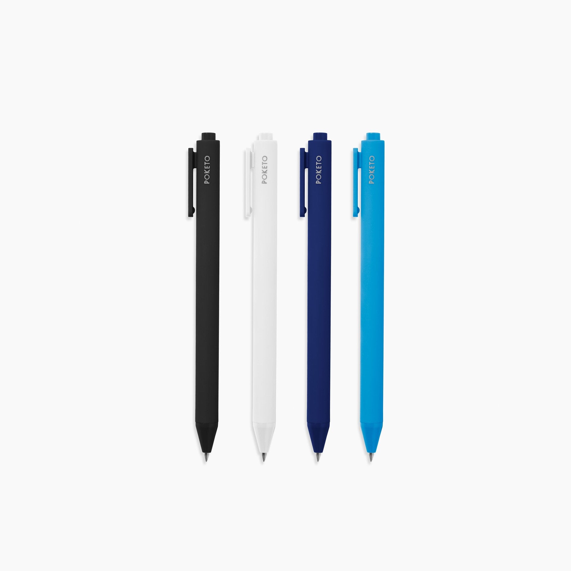 Poketo Vivid Gel Pen - Set of 4 Cool