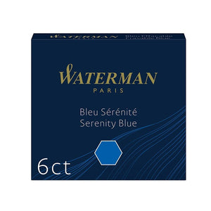 Waterman Fountain Pen Cartridges - Mini - Serenity Blue