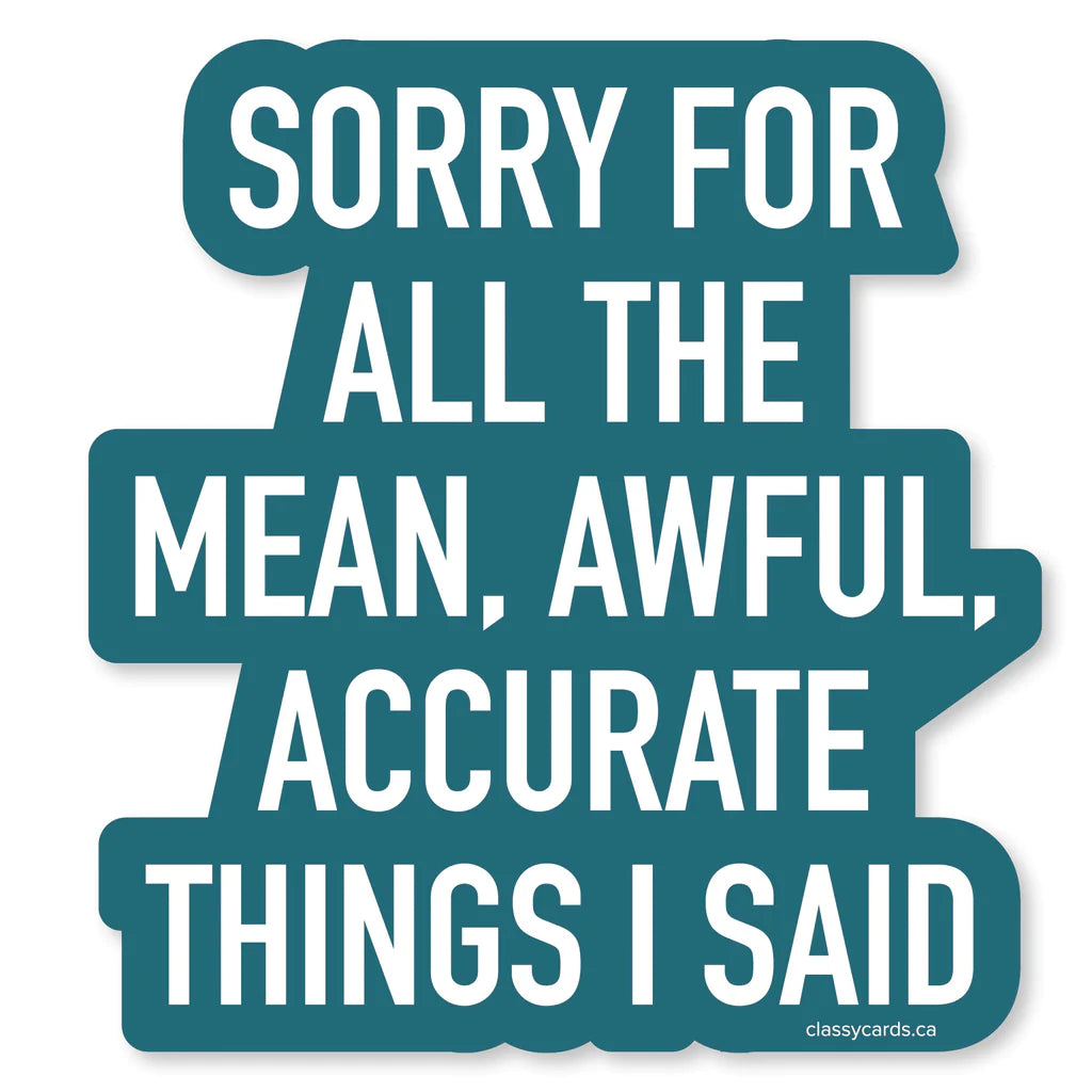 Sticker - Accurate Things