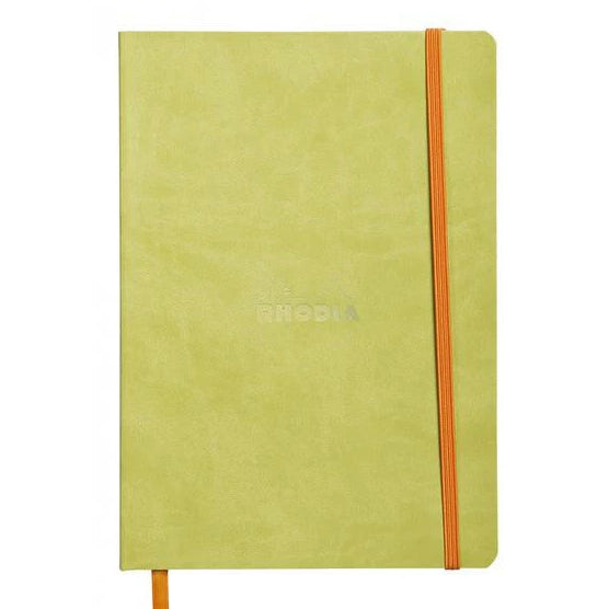 Rhodia Soft Cover Notebook A5 Dot Grid - Anise