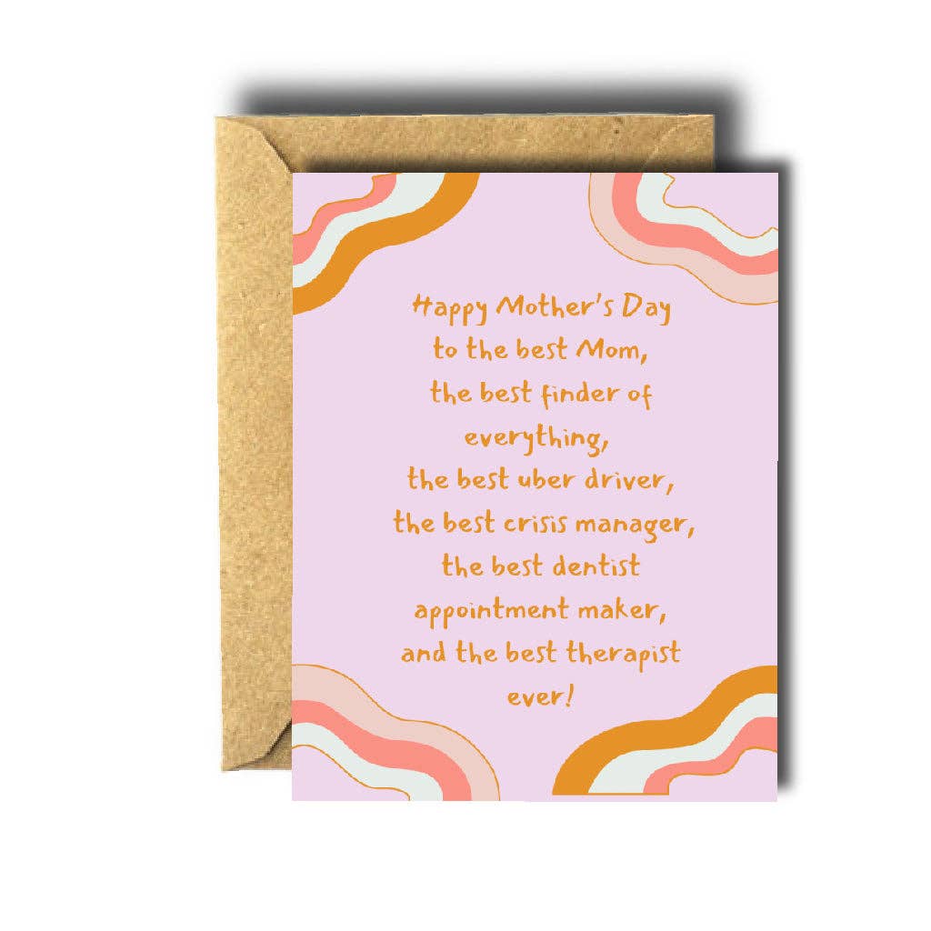 Bee Unique Greeting Card - Everything Mom