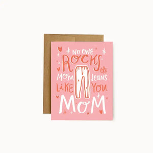 Hello Doodle Greeting Card - Mom Jeans