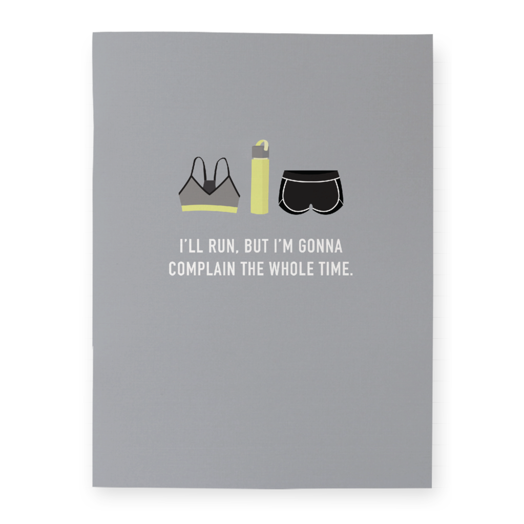 Classy Cards Pocket Notebook - I'll Run, But I'm Gonna Complain