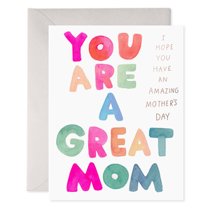 E Frances Greeting Card - A Great Mom