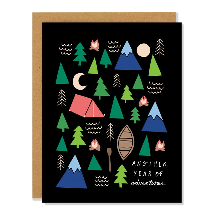 Badger & Burke Greeting Card - Another Year of Adventures