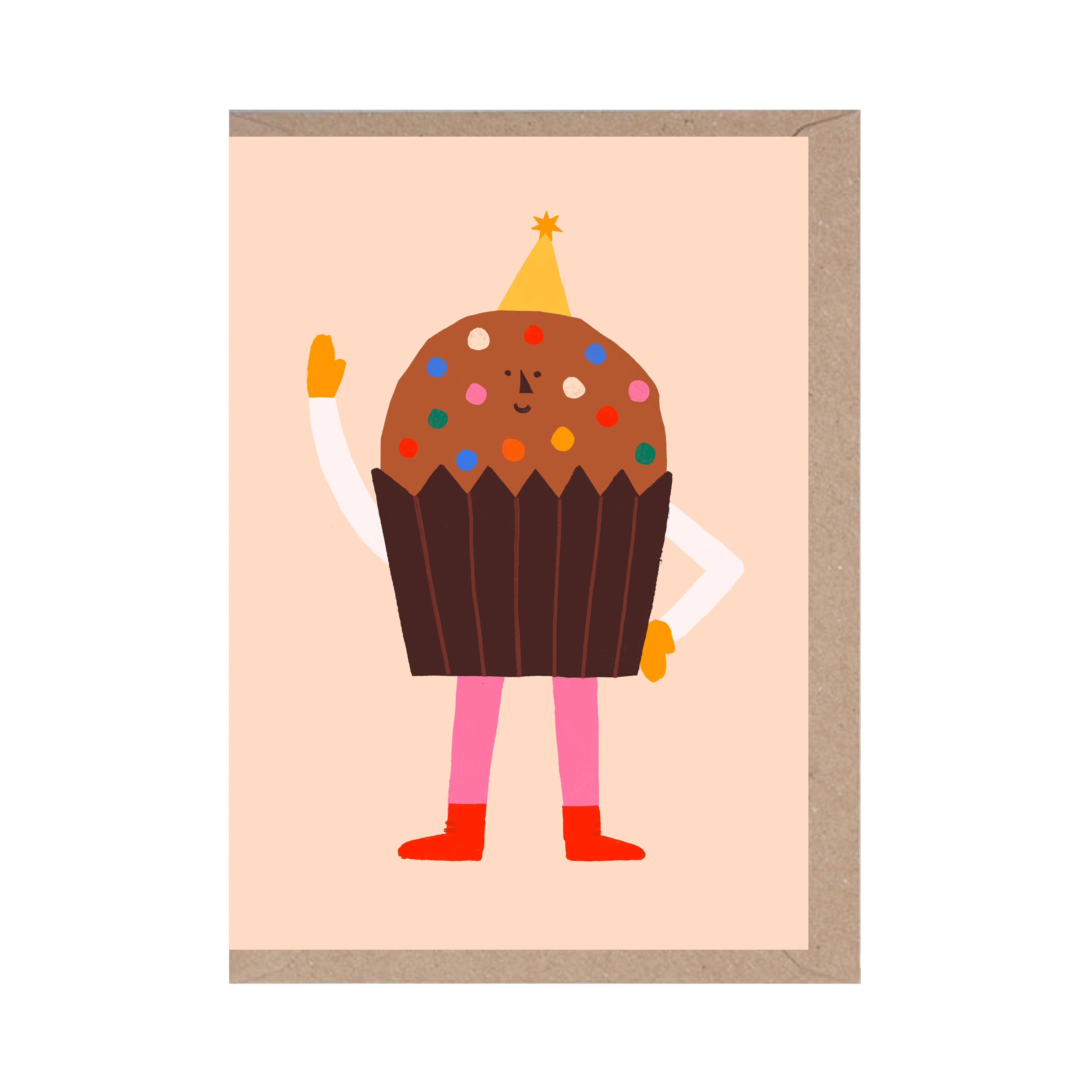 Greeting Card - Cupcake
