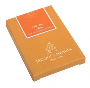 J. Herbin Ink Cartridge Box - Orange Soleil