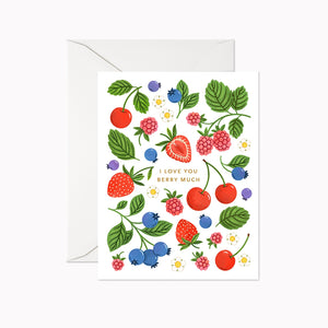 Linden Paper Co. Greeting Card - Love You Berry Much