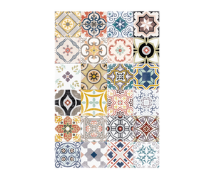 Floor Mat - Coloured Ceramics 3'x8'