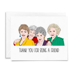 Greeting Card - Golden Girls Thank You