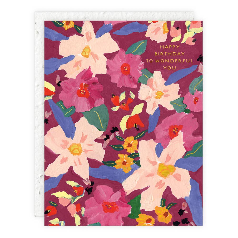 Seedlings Plantable Greeting Card - Flowers for Sunday