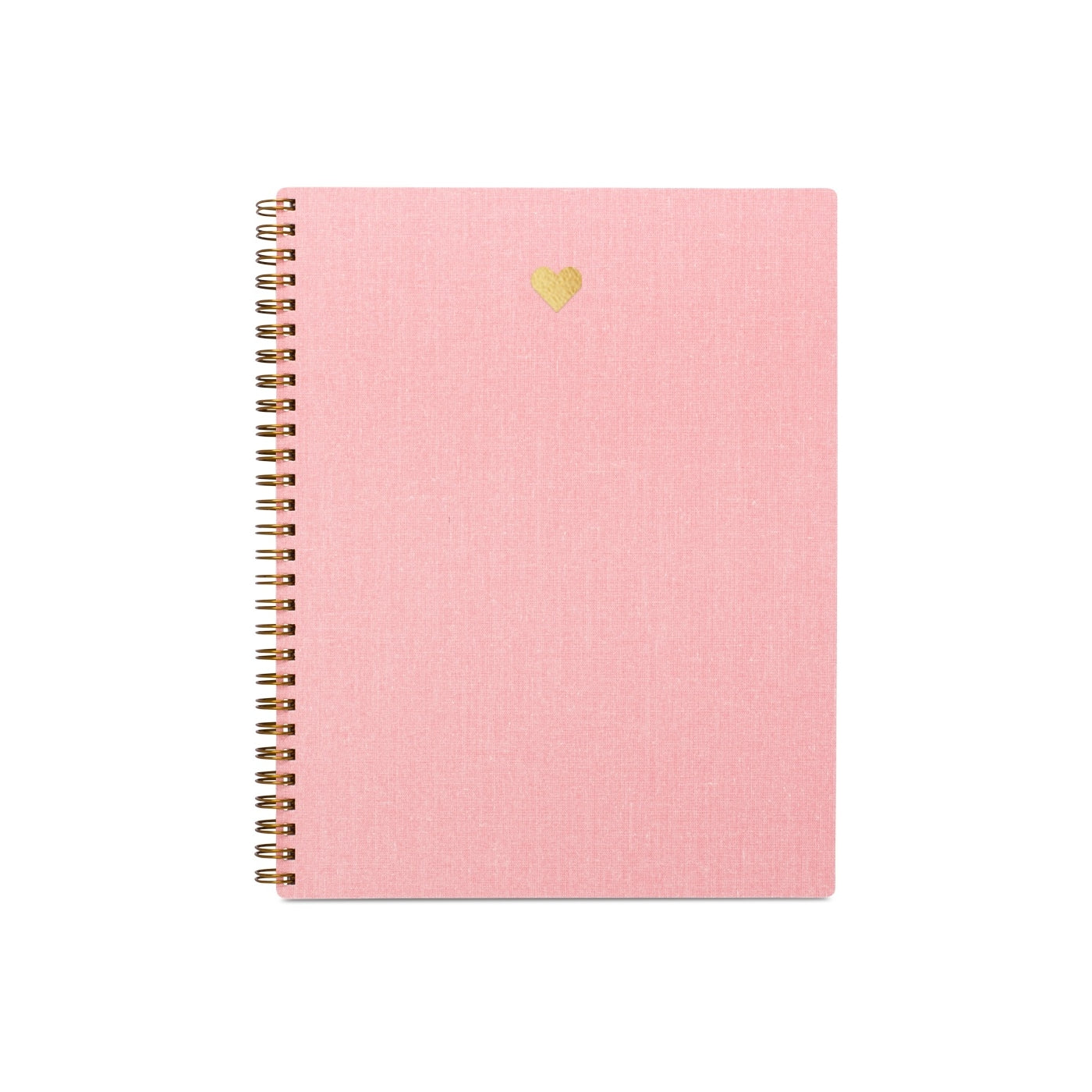 Appointed Coiled Notebook Lined - Blossom Pink With Heart