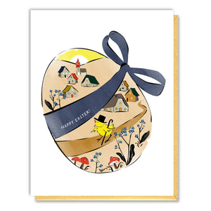 Driscoll Design Greeting Card - Dapper Chick Easter Egg