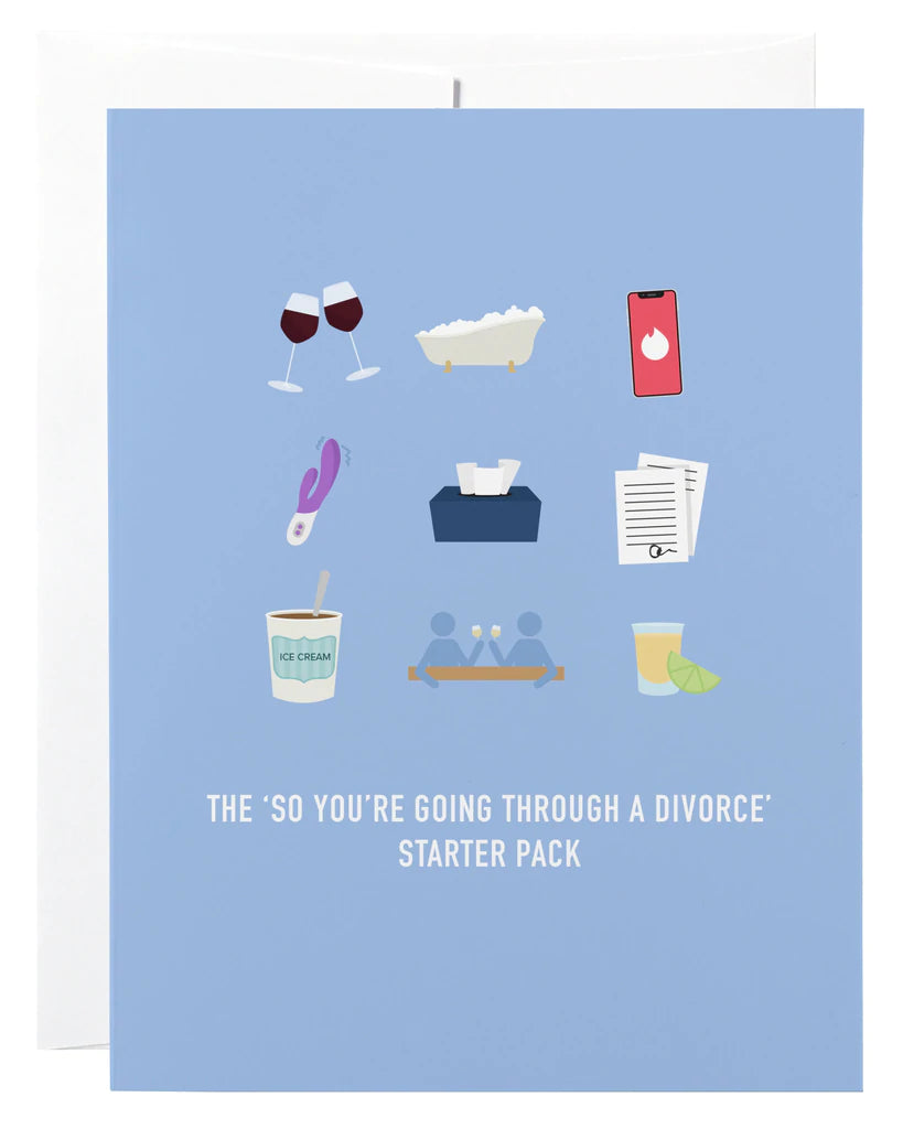 Classy Cards Greeting Card - Divorce Starter Pack