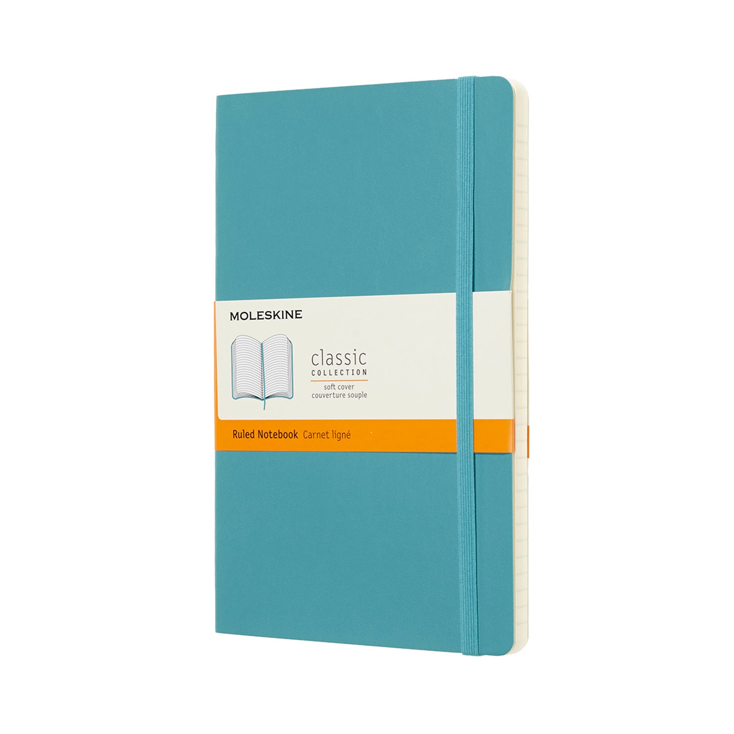 Moleskine Notebook Classic Large Reef Blue Soft Cover - Lined